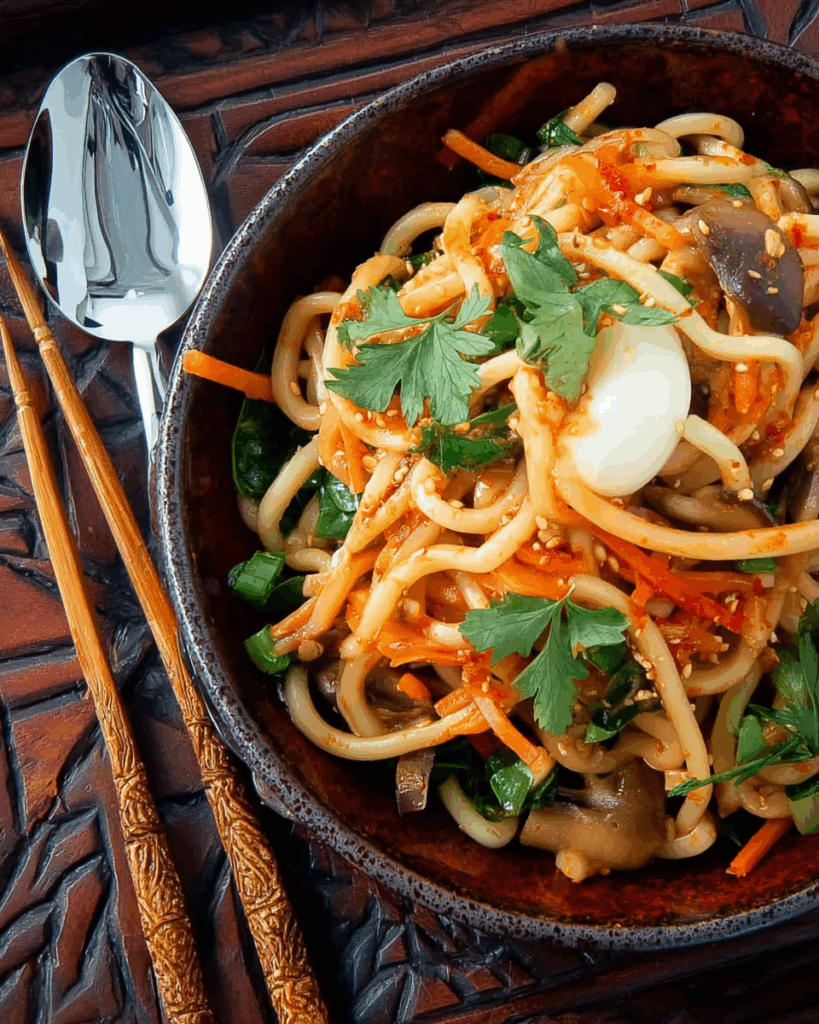 Würziger Kalter Udon-Nudelsalat – Erfrischend, Einfach & Pikant