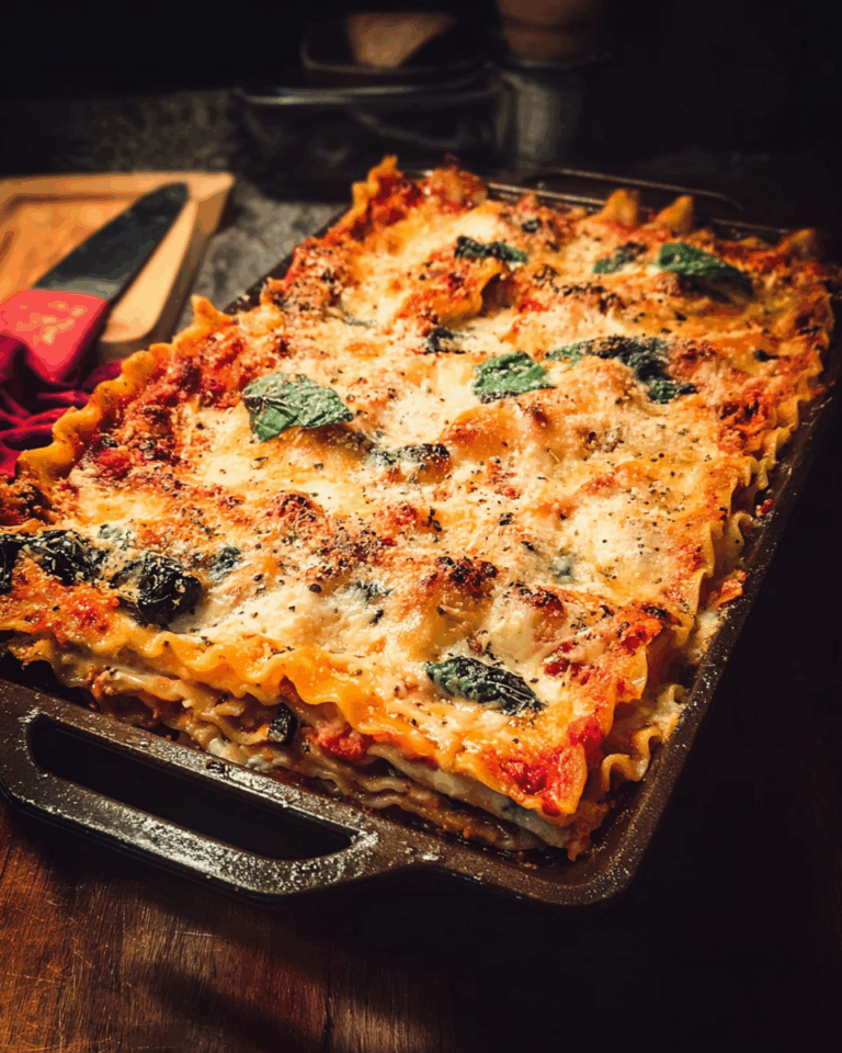 Würzige Vegetarische Lasagne: Ein herzhaftes, pikantes vegetarisches Lasagne-Rezept