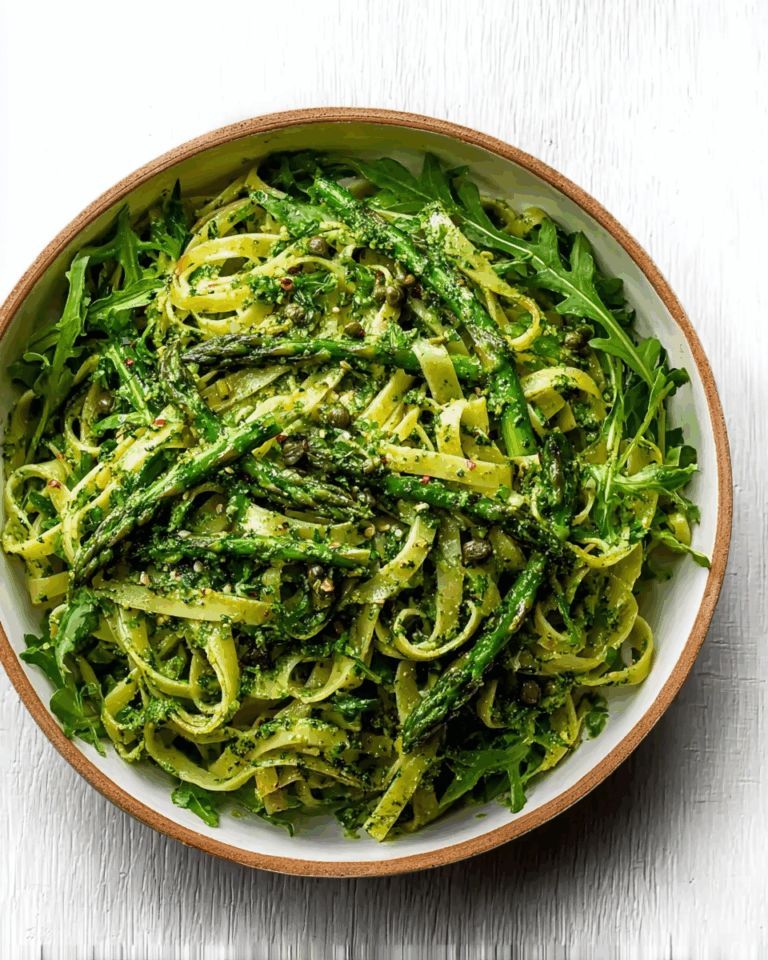Asparagus Noodles mit Pesto: Ein Frisches und Gesundes Gericht für Jeden Anlass