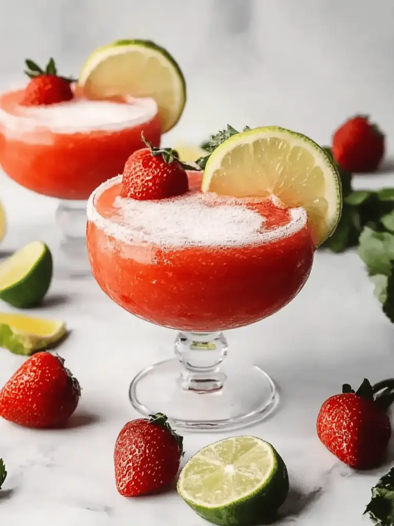 Gefrorener Erdbeer Daiquiri