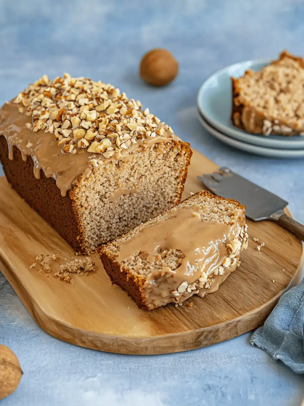 Hazelnut cake from the loaf pan - simple & super juicy