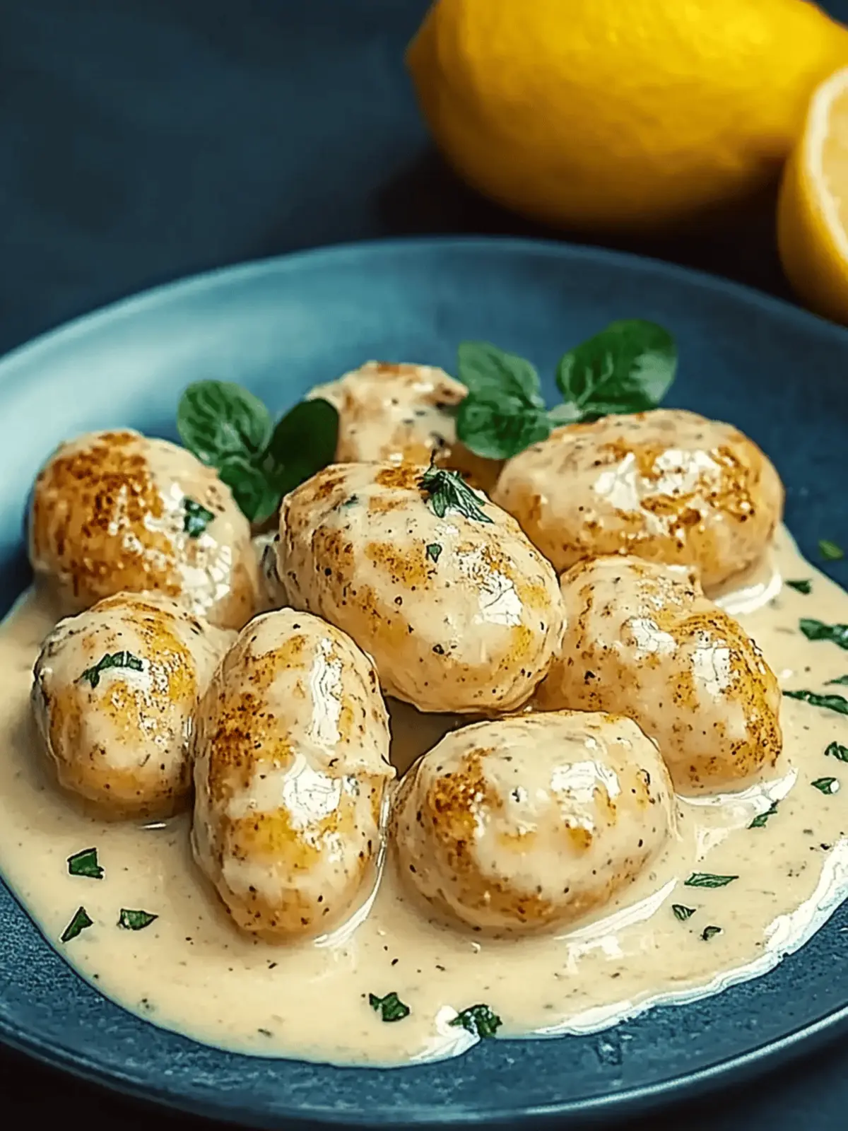 Asiago-Hühnchen mit Gnocchi