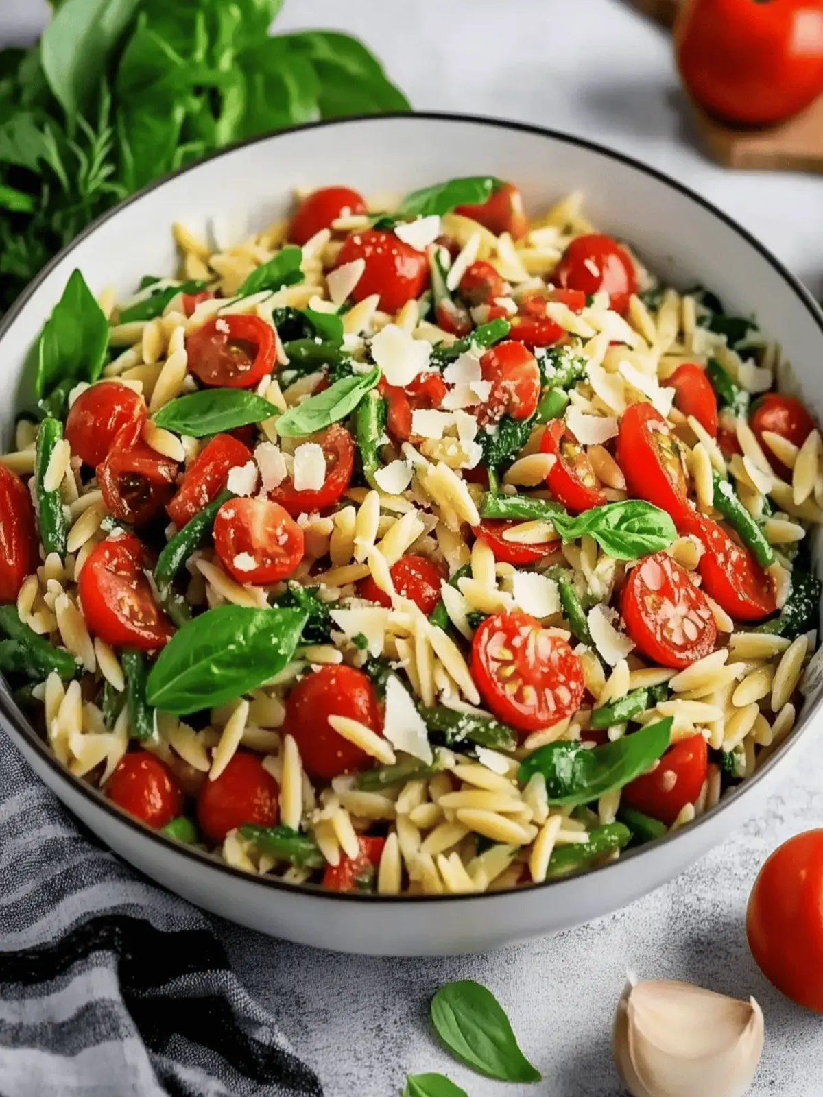 Mediterraner Orzo Salat
