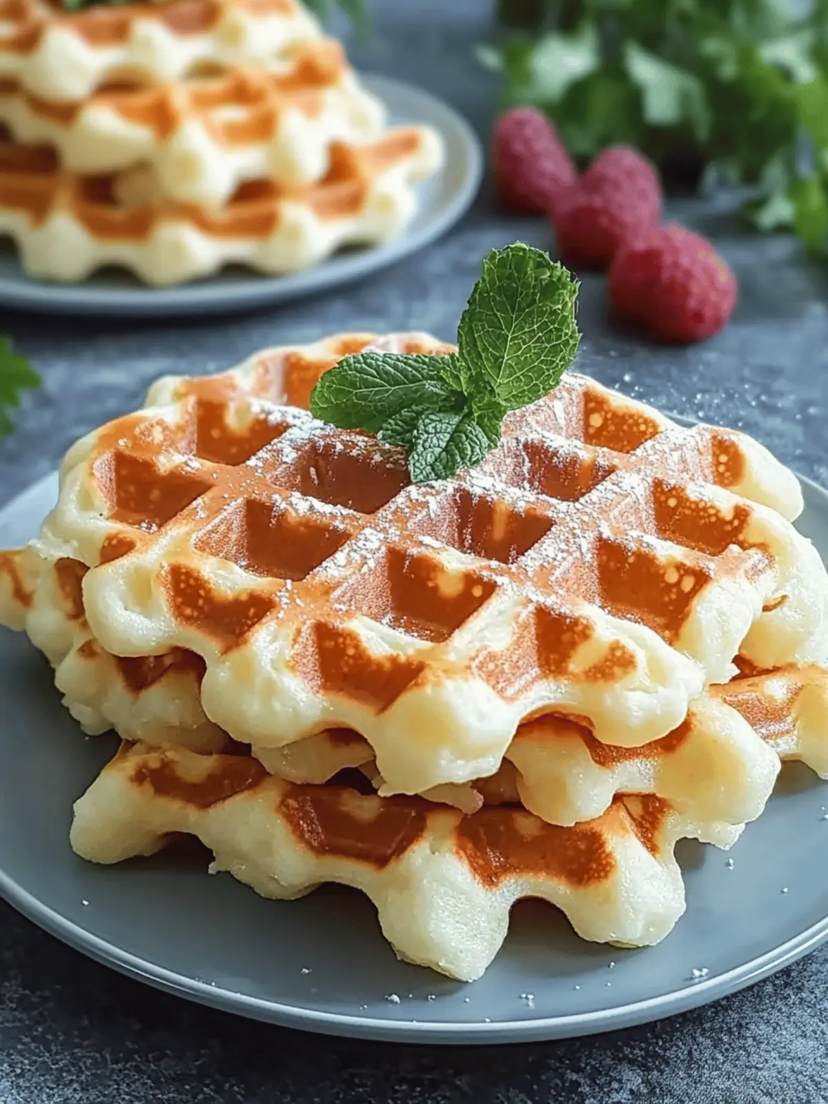 Käsewaffeln mit Kräutern