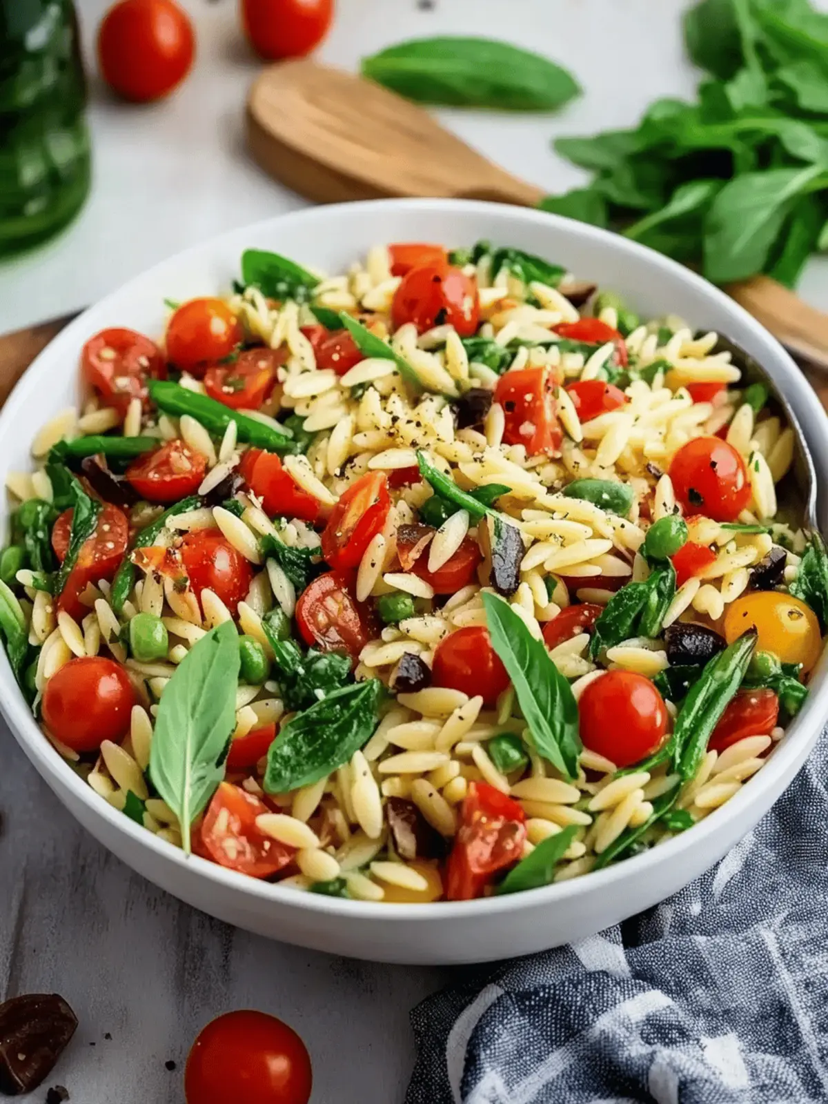 Mediterraner Orzo Salat