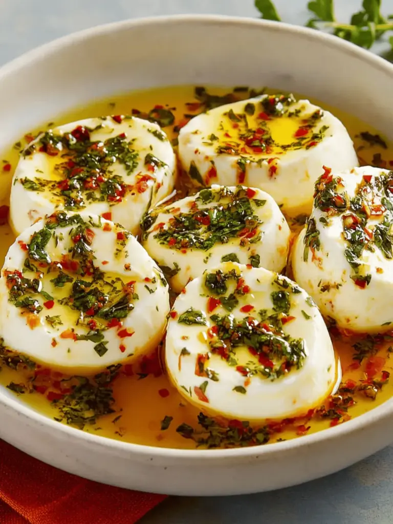 Marinierter Mozzarella