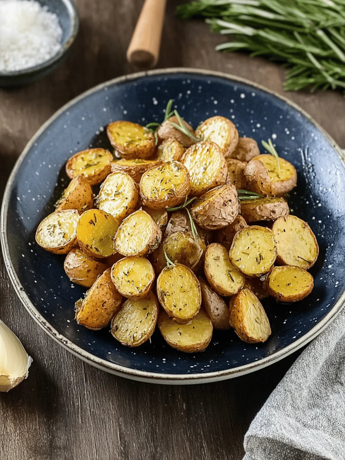 Rosmarinkartoffeln aus der Heißluftfritteuse
