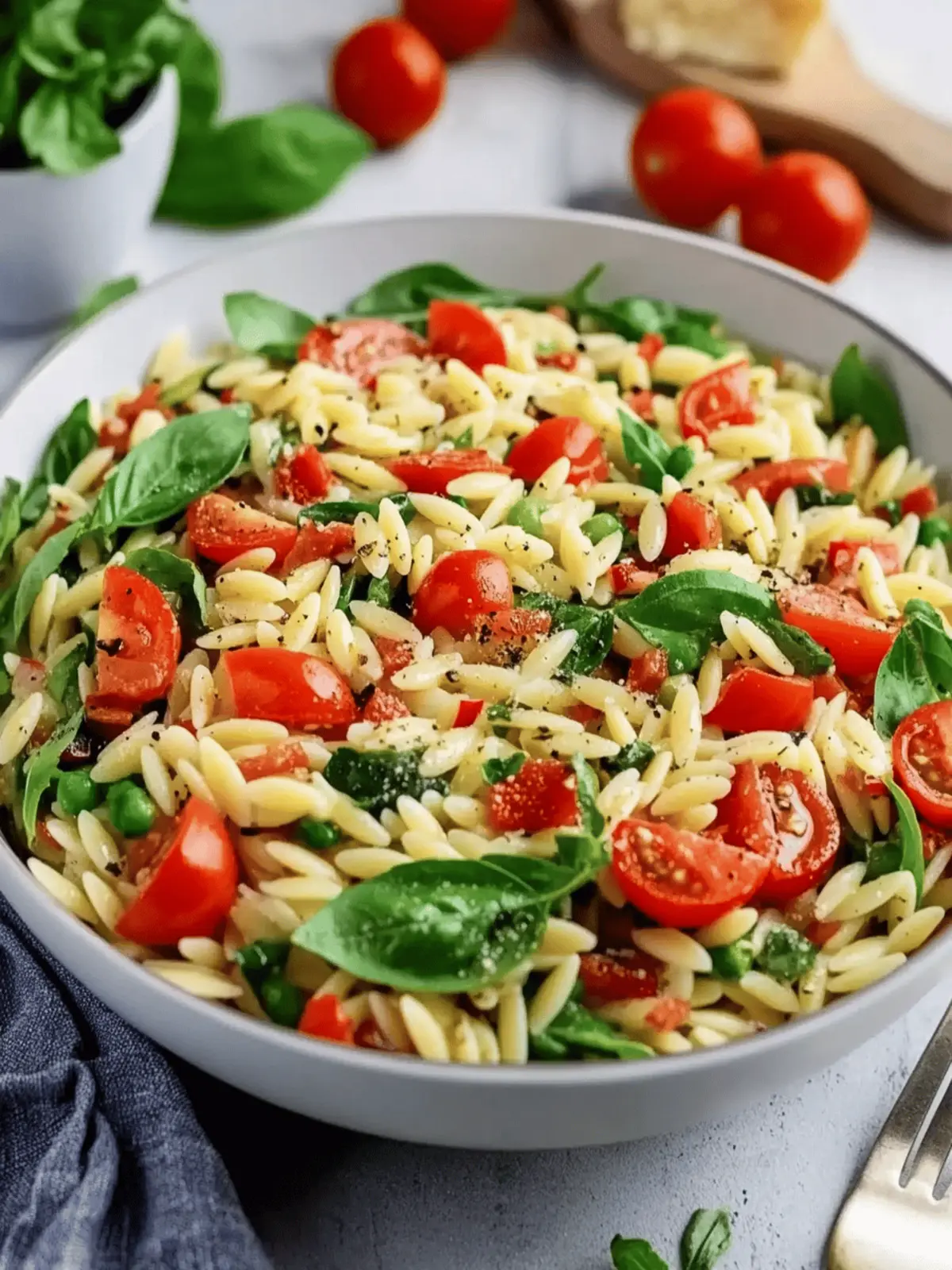 Mediterraner Orzo Salat