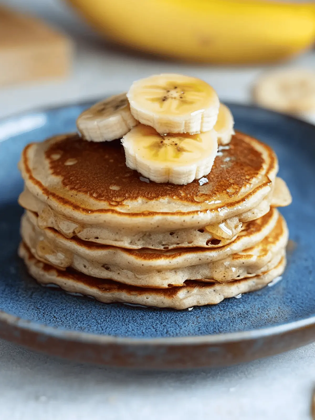 Pancakes with bananas – fluffy, easy & delicious