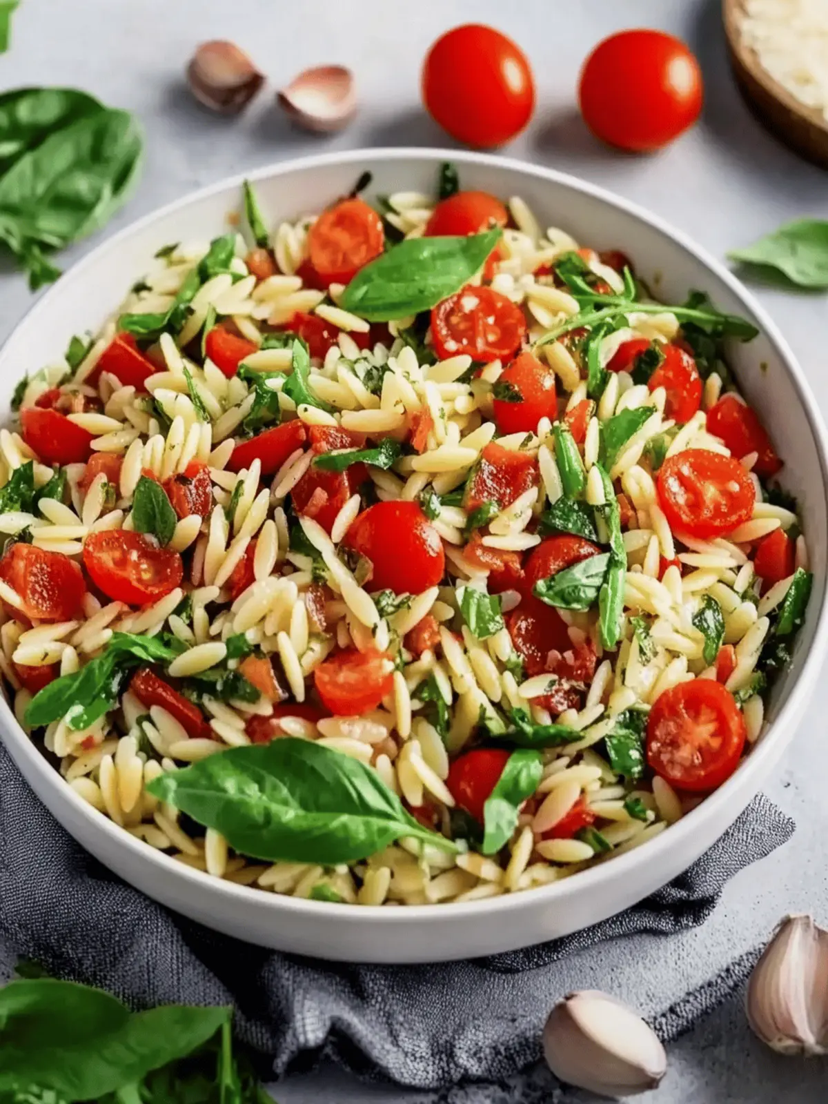 Mediterraner Orzo Salat