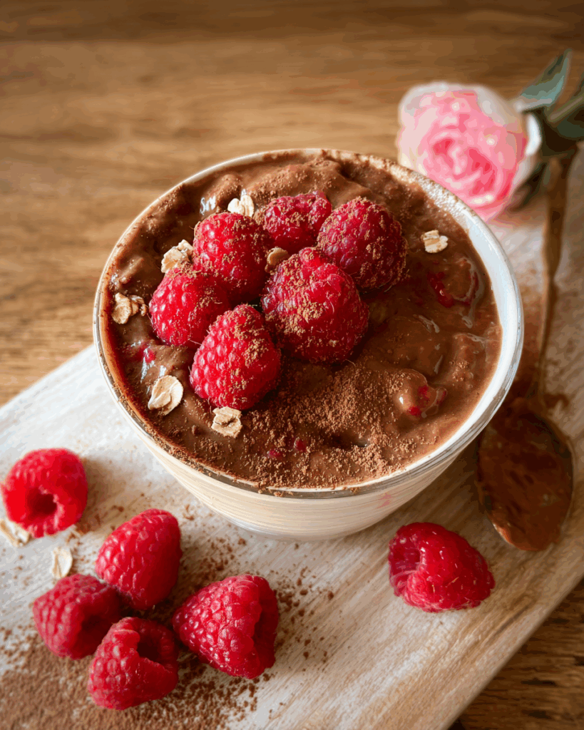 Vegane Baked Oats mit Himbeeren – Ein gesundes Frühstück ohne Zuckerzusatz