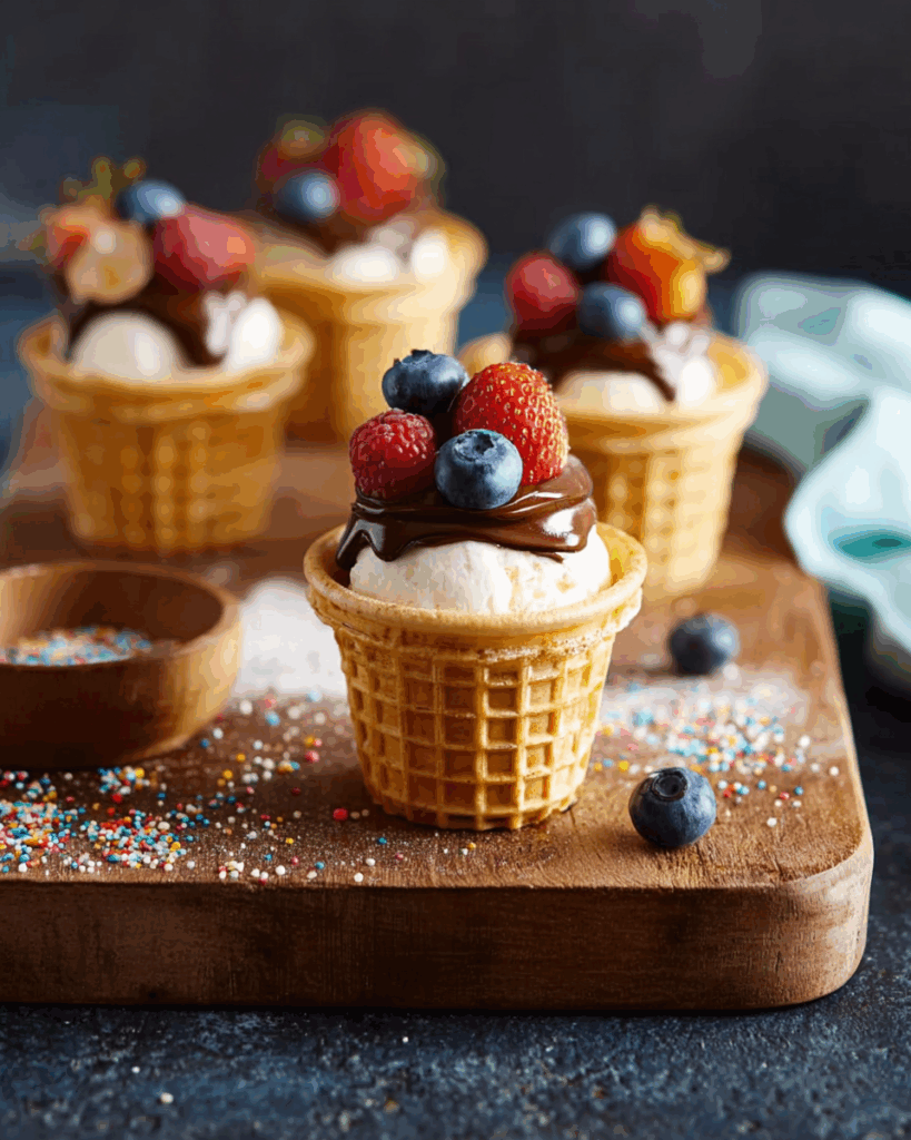 Kuchen im Waffelbecher – Das einfache Rezept für ein kreatives Fingerfood