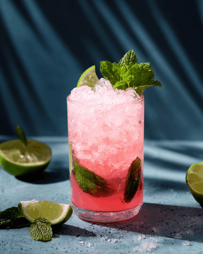 Pink-Mojito-Mocktail – Ein erfrischender Genuss ohne Alkohol
