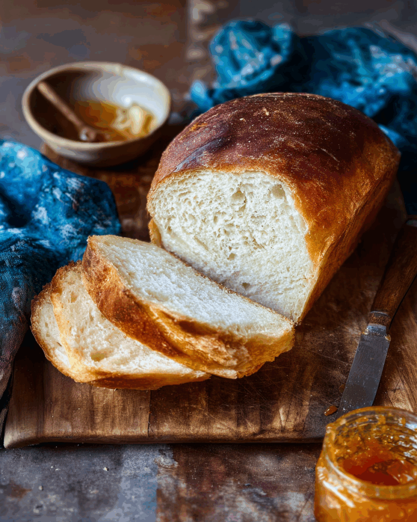 Luftfritteusen-Brot – Ein einfaches, schnelles Rezept für fluffiges, goldbraunes Brot ohne Kneten und ohne lange Wartezeiten