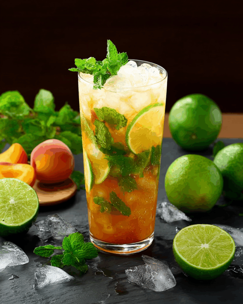 Aprikosen-Limetten Mojito – Ein fruchtig-frischer Sommer-Cocktail ohne Alkohol