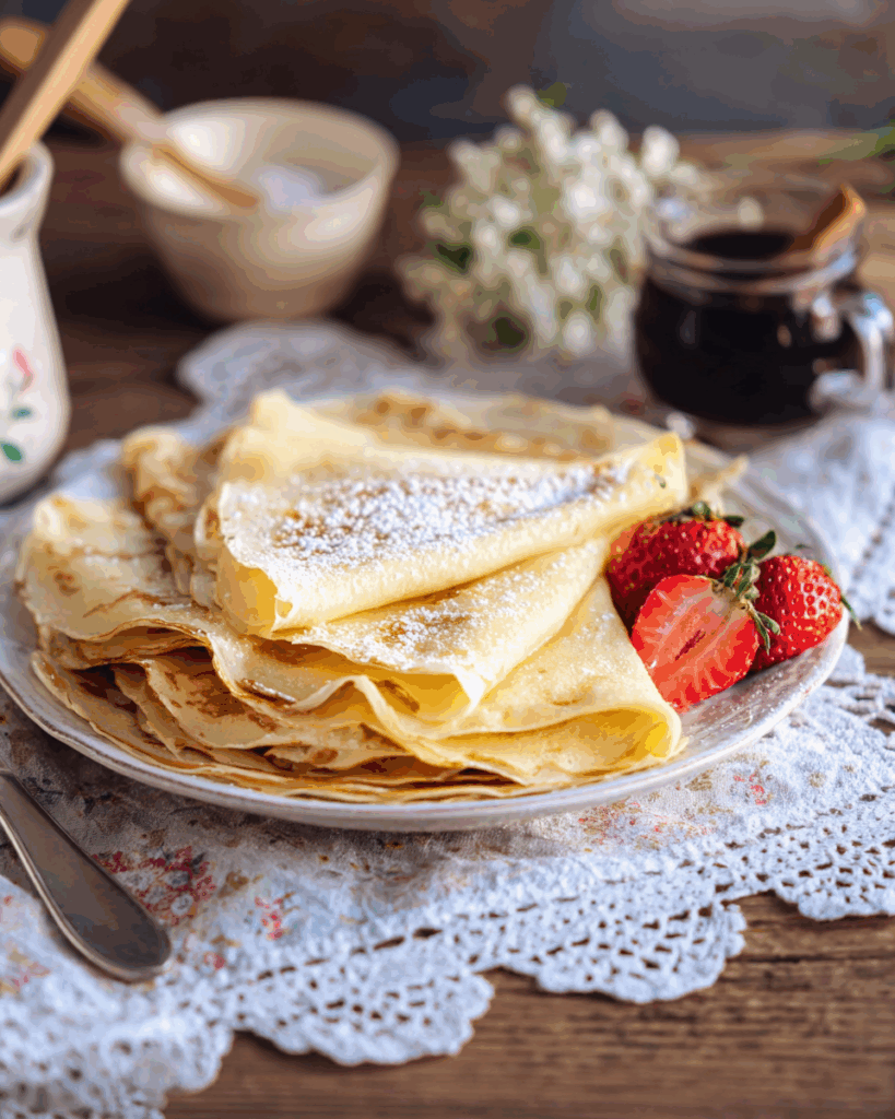 Crêpes – Das französische Klassiker-Rezept für hauchdünne Teigfladen