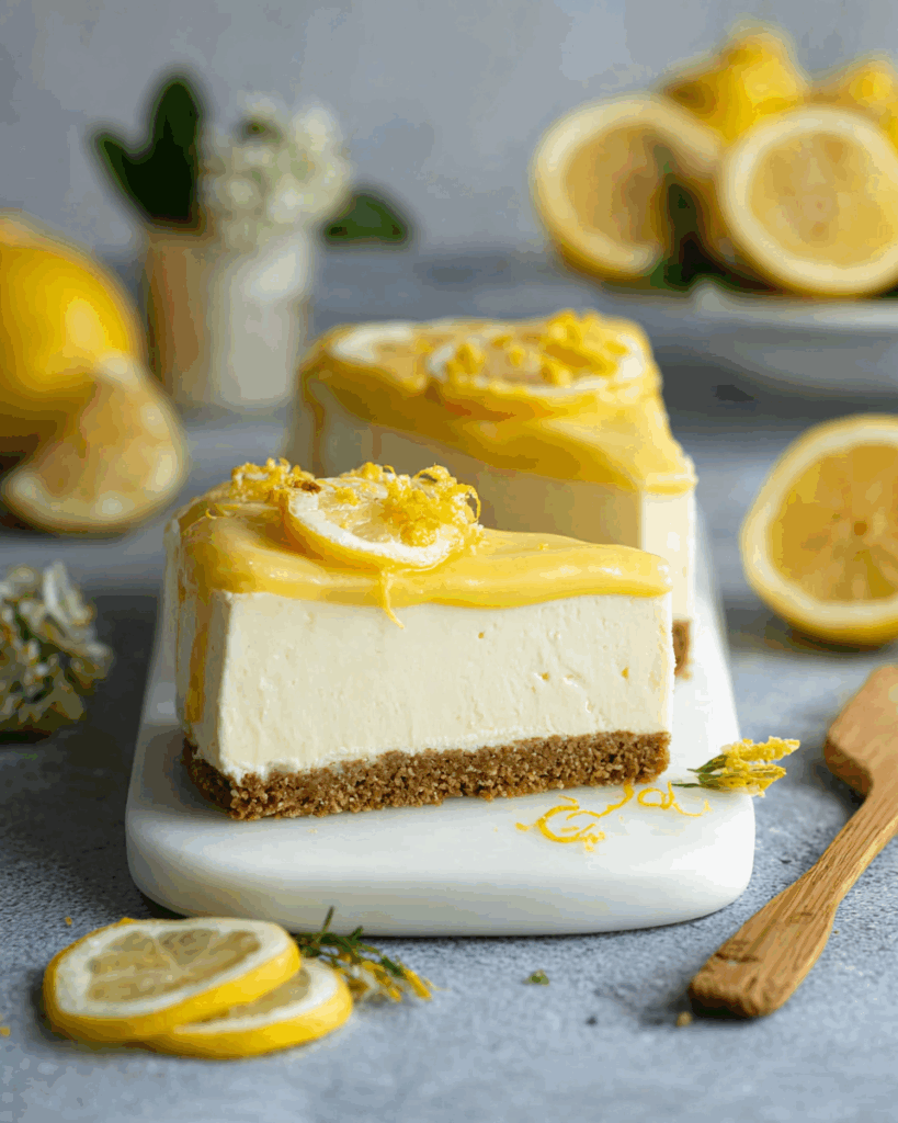 Vegane Zitronen-Käsekuchen Bars – Ein Erfrischender Genuss ohne Backen