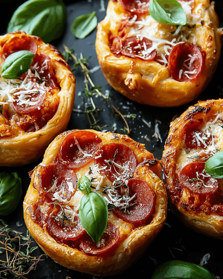 Mini-Hörnchen-Deep-Dish-Pizzas – Sensationell Lecker