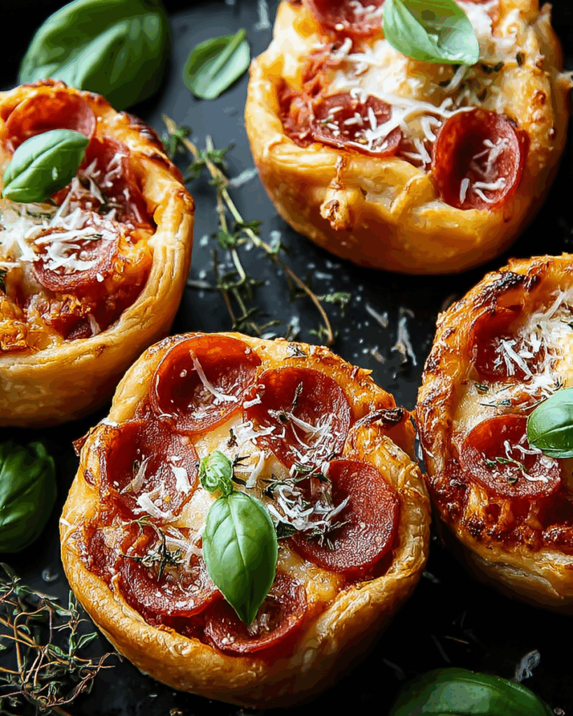 Mini-Hörnchen-Deep-Dish-Pizzas – Sensationell Lecker