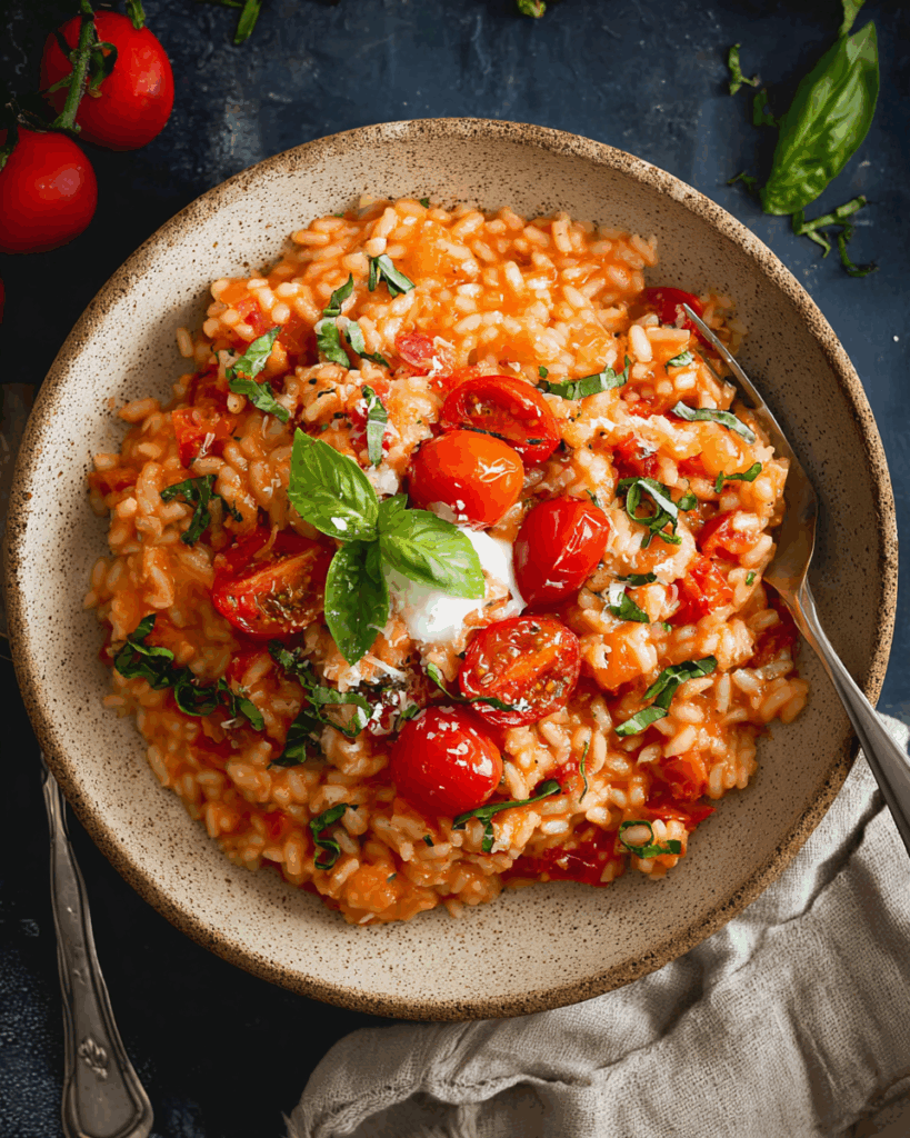 Tomatenrisotto – Ein cremiger Genuss mit frischen Tomaten