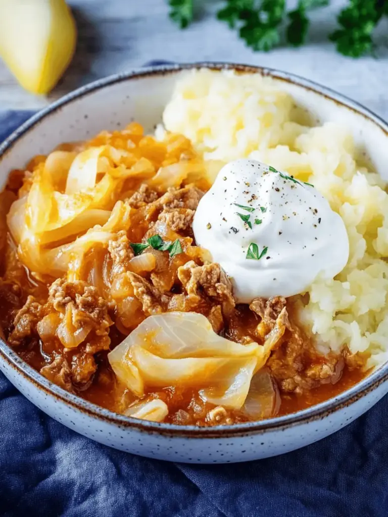 Schmorkohl mit Hackfleisch