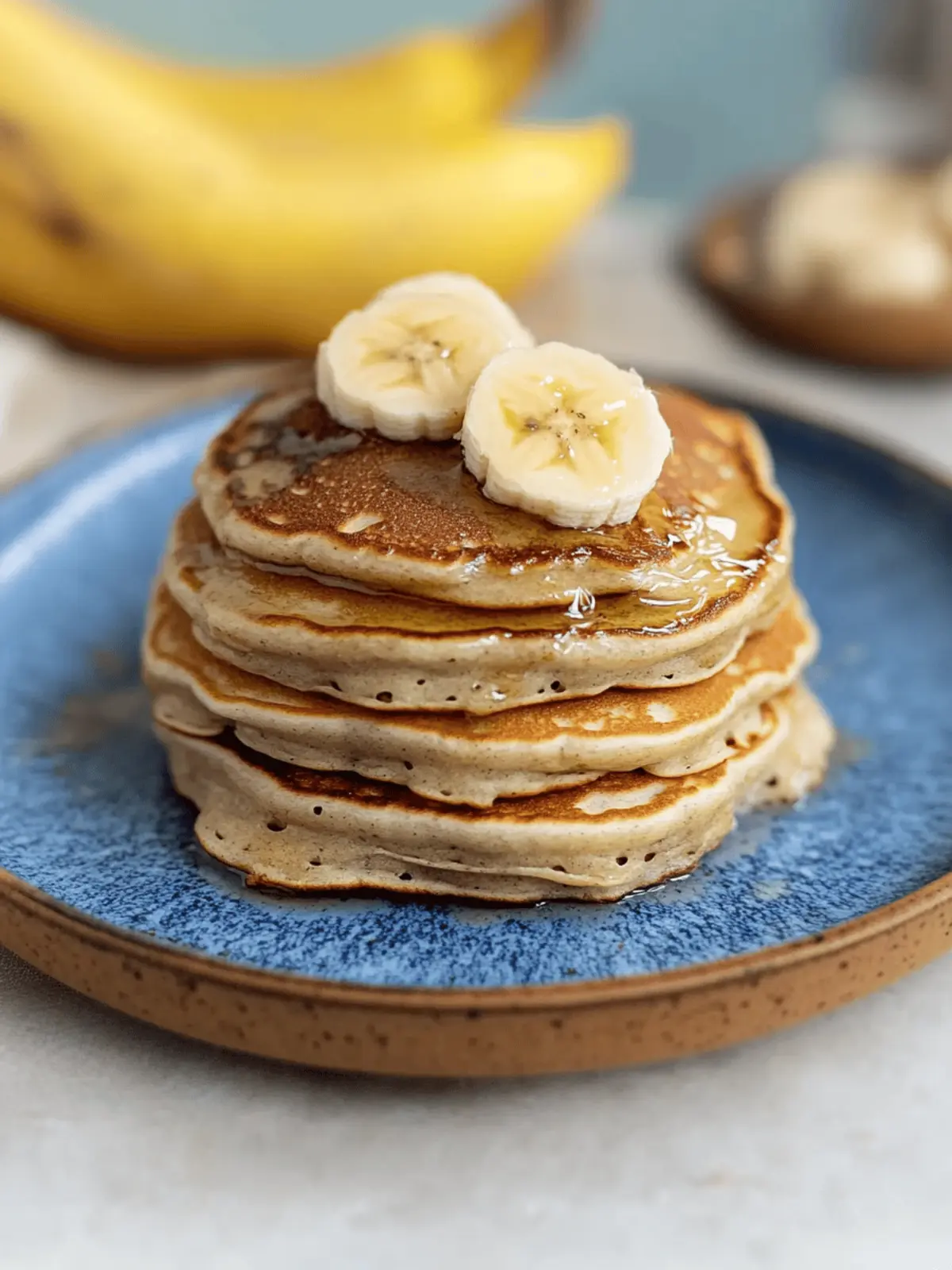 Pancakes with bananas – fluffy, easy & delicious