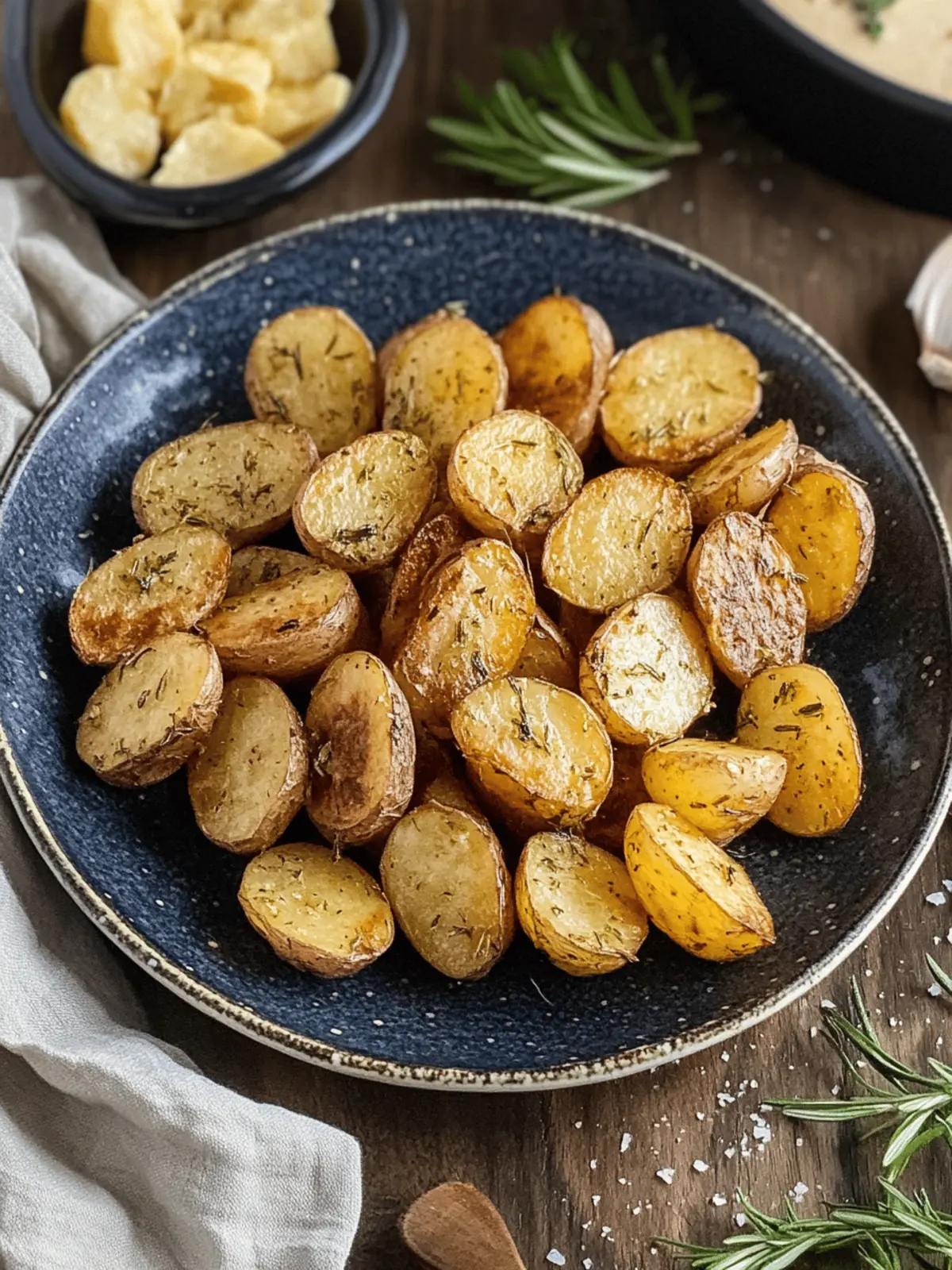 Rosmarinkartoffeln aus der Heißluftfritteuse