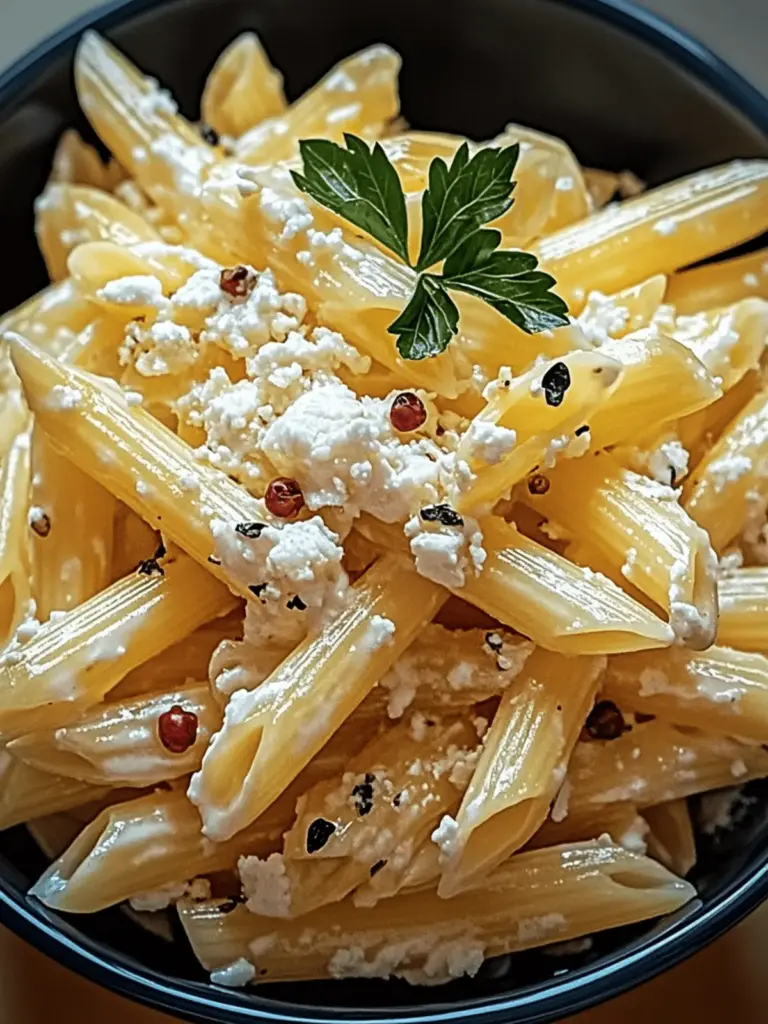 Zitronen-Feta-Pasta