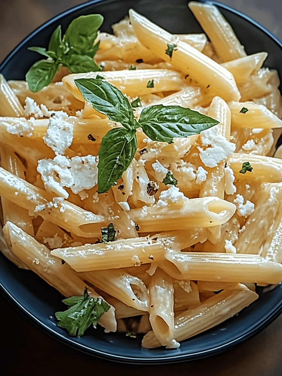 Zitronen-Feta-Pasta