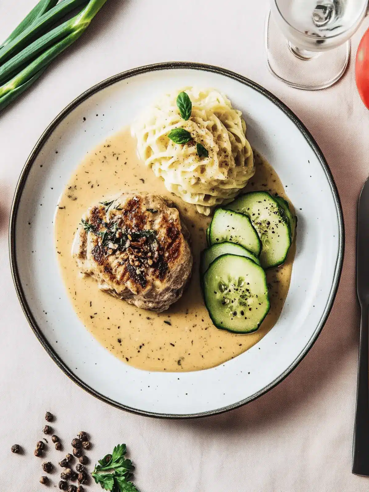 Französisches Pfeffersteak