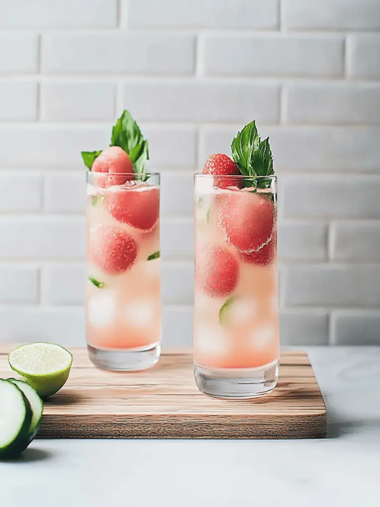 Wassermelonen Ingwer Drink