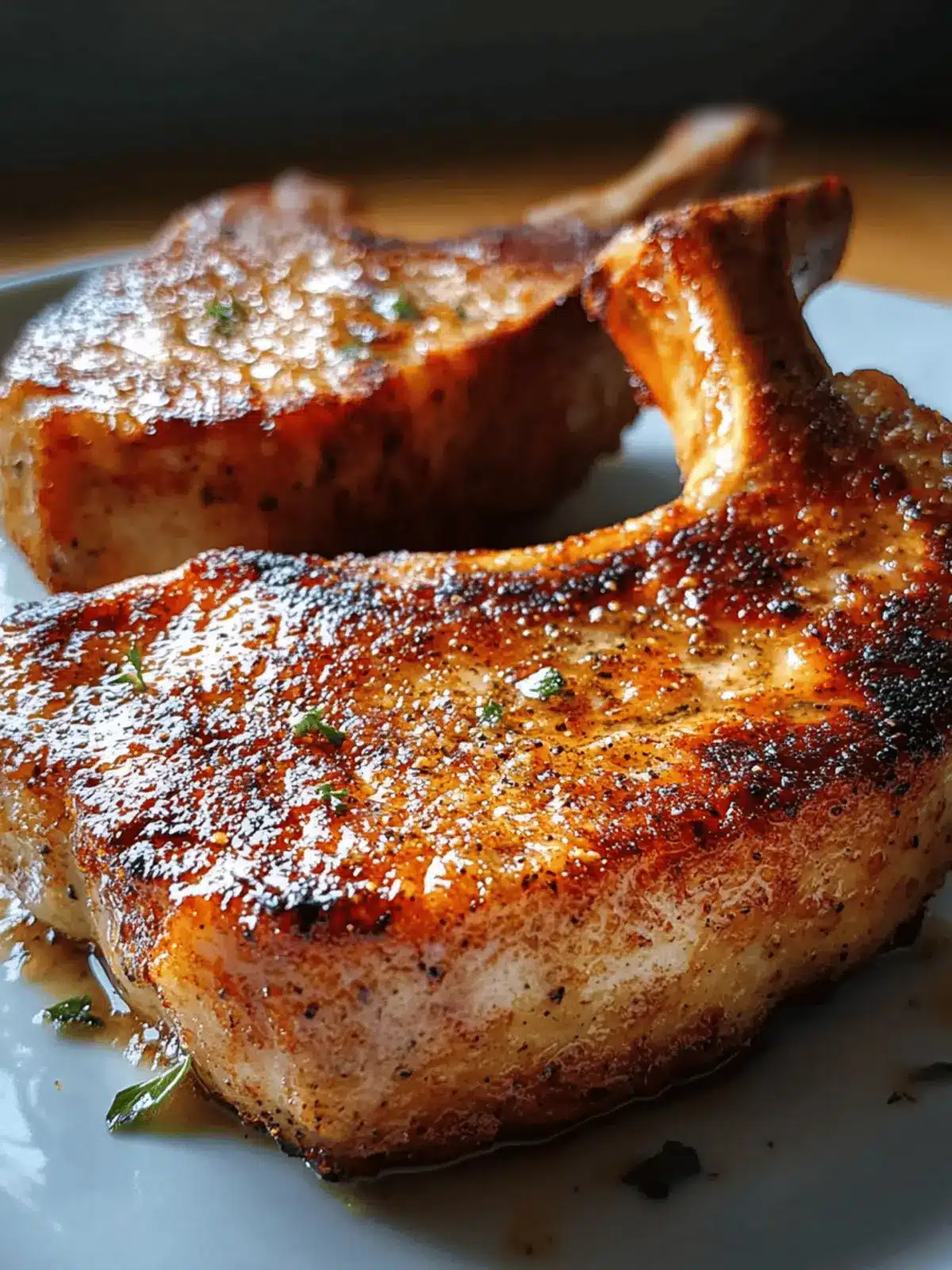 Luftfritteuse Schweinekoteletts
