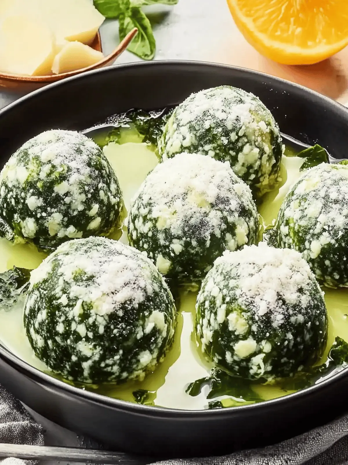 Leckere Spinatknödel selber machen