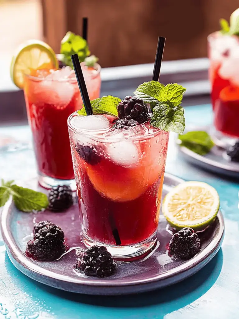 Schwarze Johannisbeer Mojito