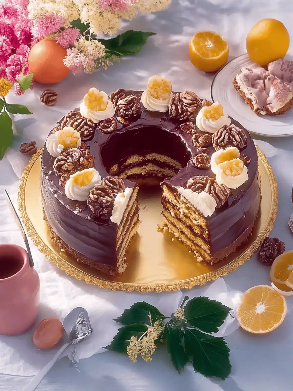 Schoko-Walnuss-Torte