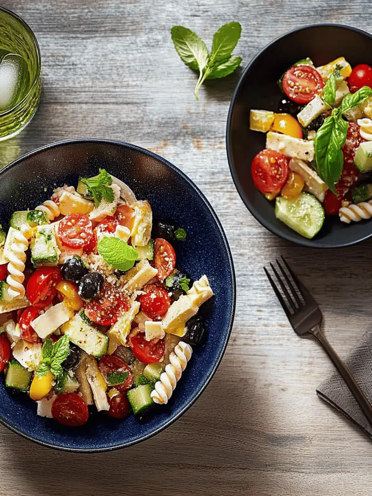Sommerlicher Nudelsalat