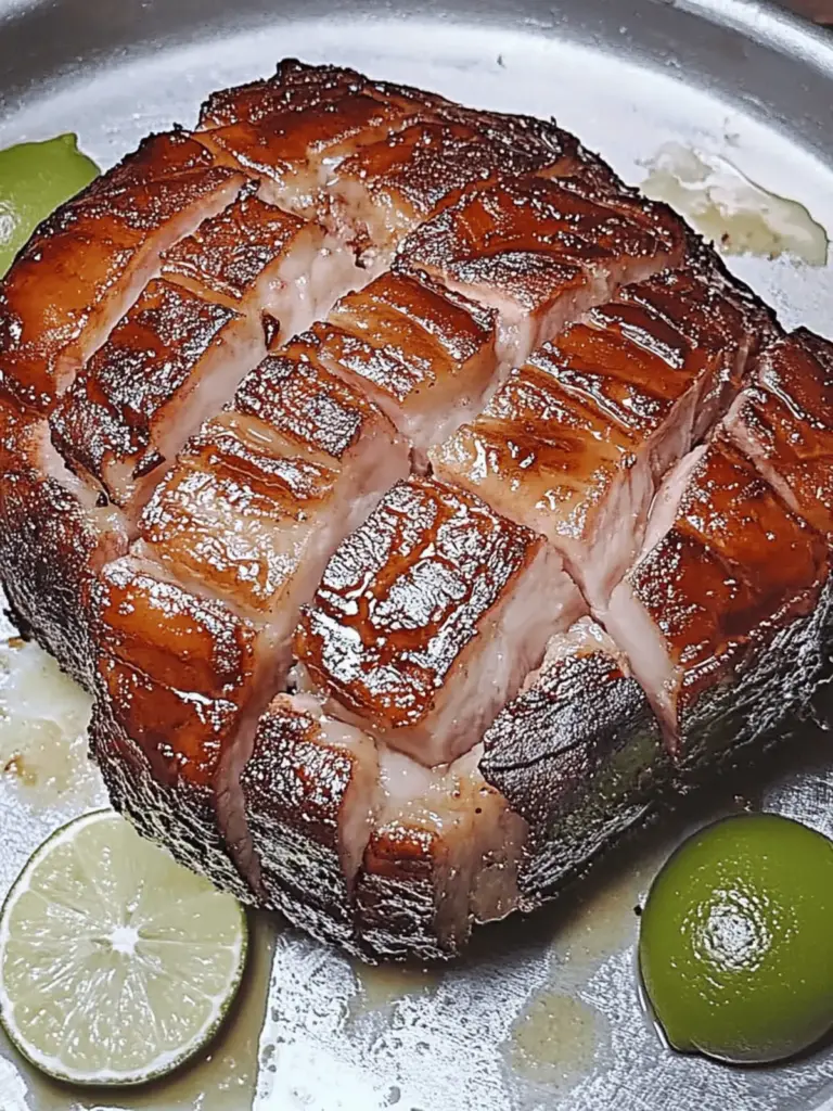 Bayerischer Krustenbraten mit leckerer Soße