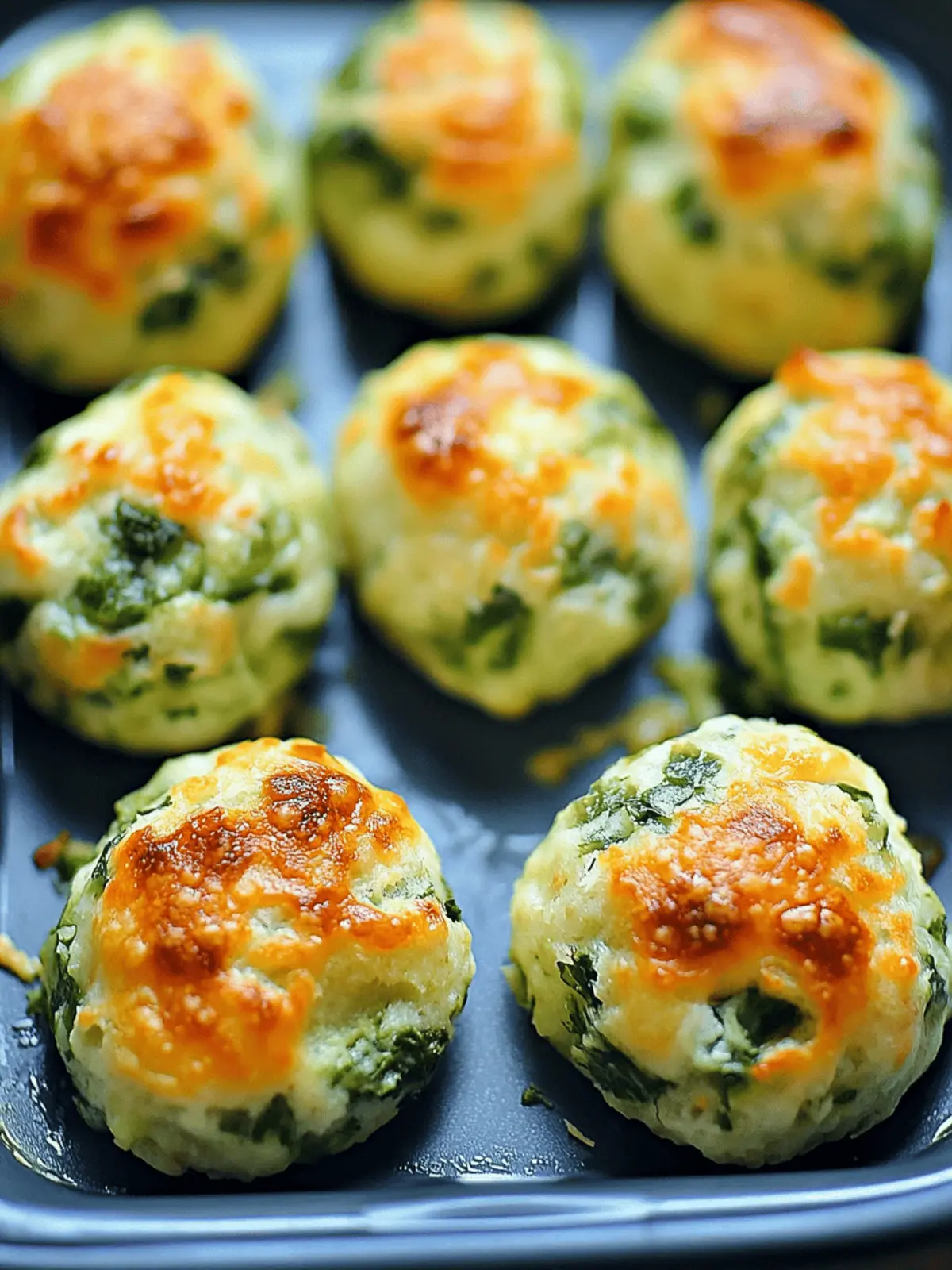Käse-Lauch-Bällchen