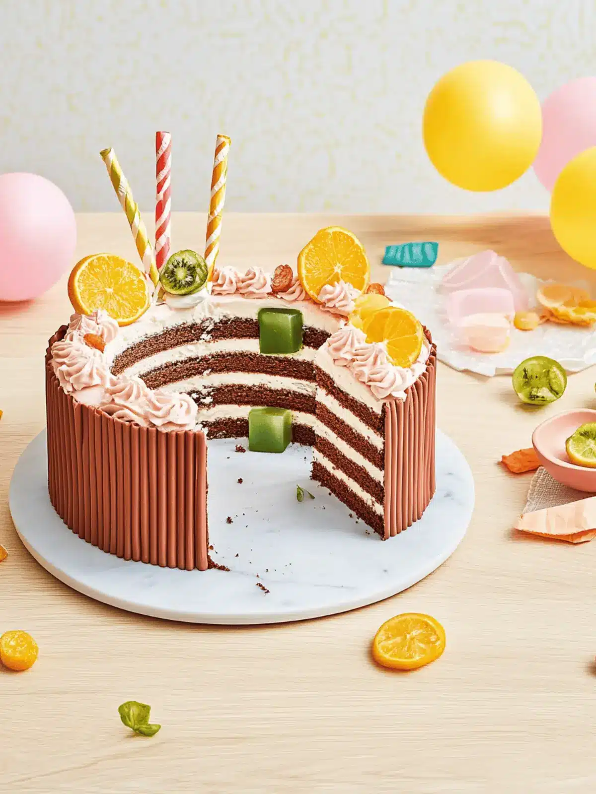 Kleine Torte zur Einschulung