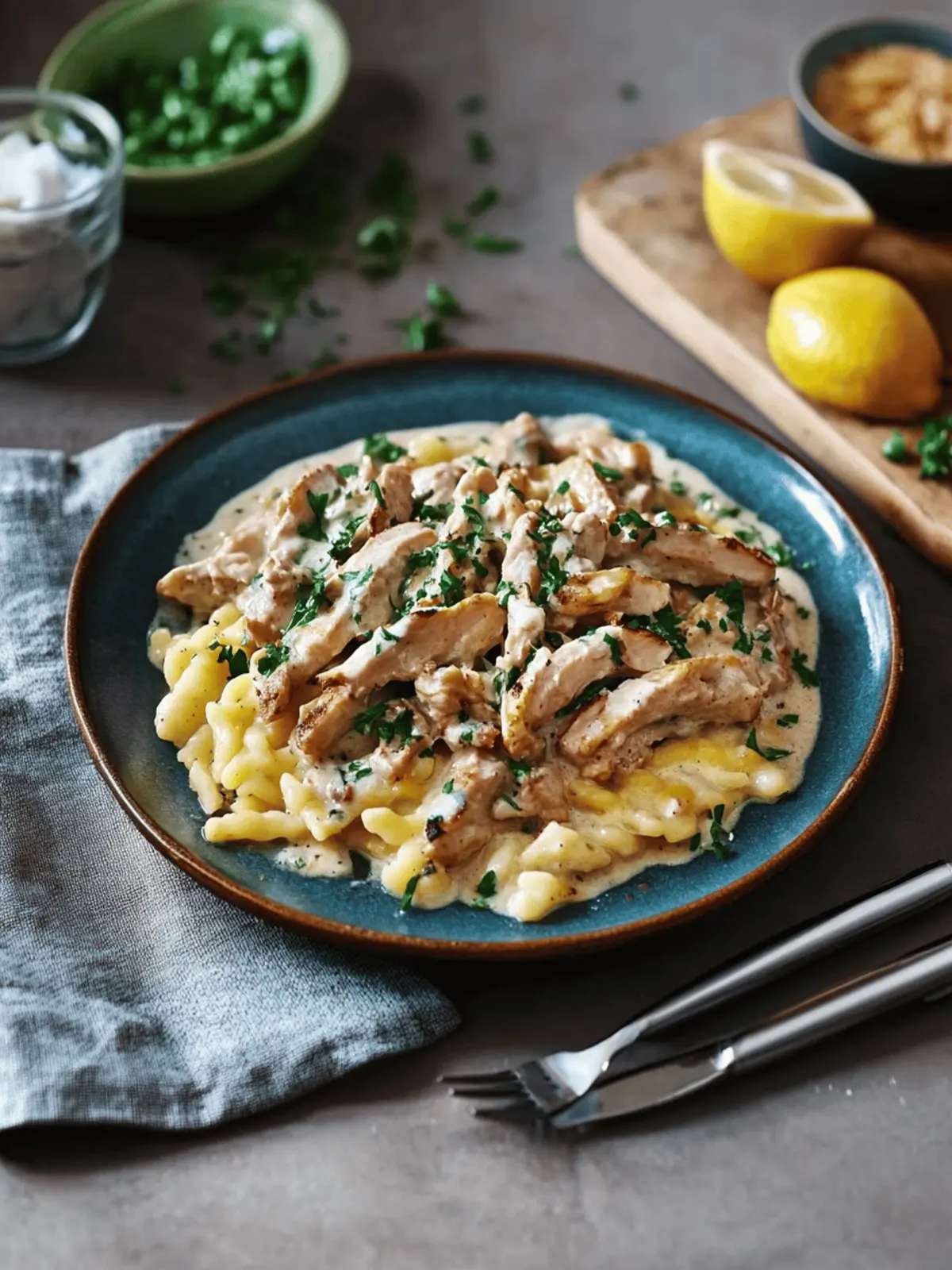 Putengeschnetzeltes mit Spätzle