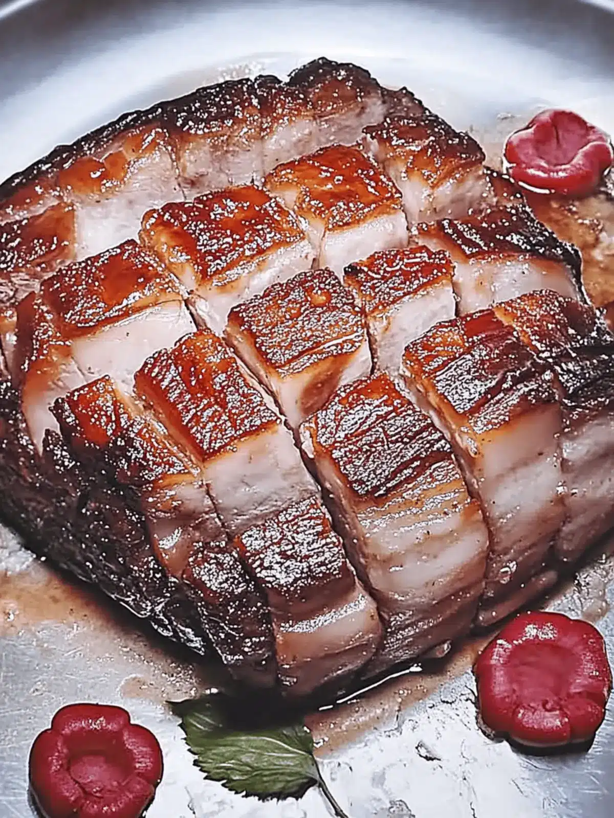Bayerischer Krustenbraten mit leckerer Soße