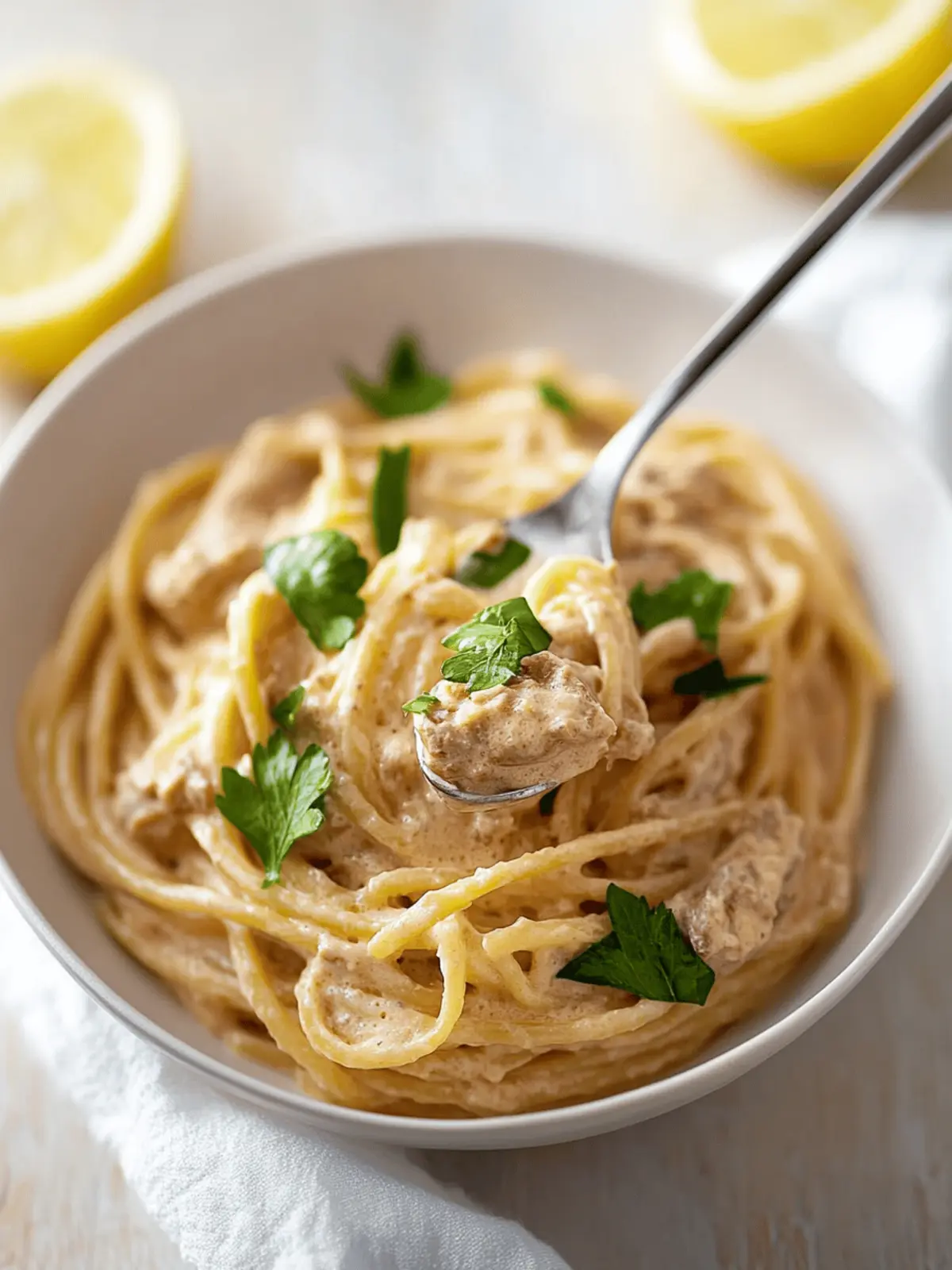 Vegane Blumenkohl Carbonara