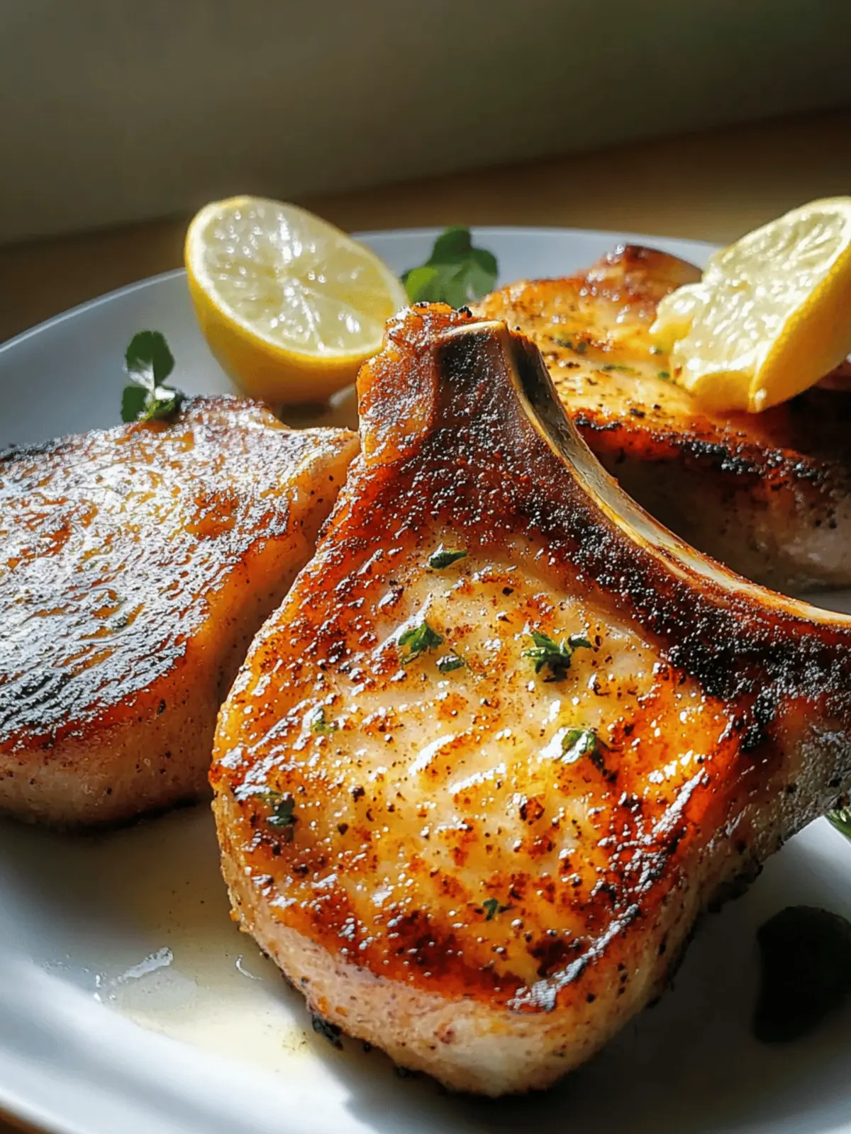 Luftfritteuse Schweinekoteletts
