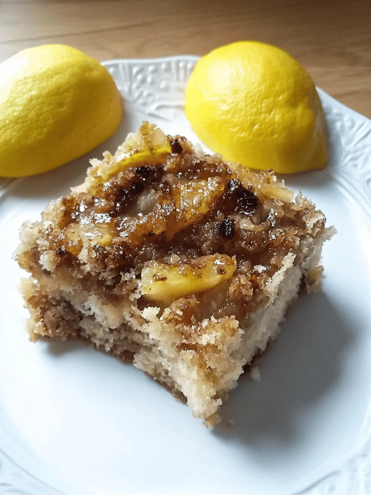 Birnenkuchen mit Walnüssen