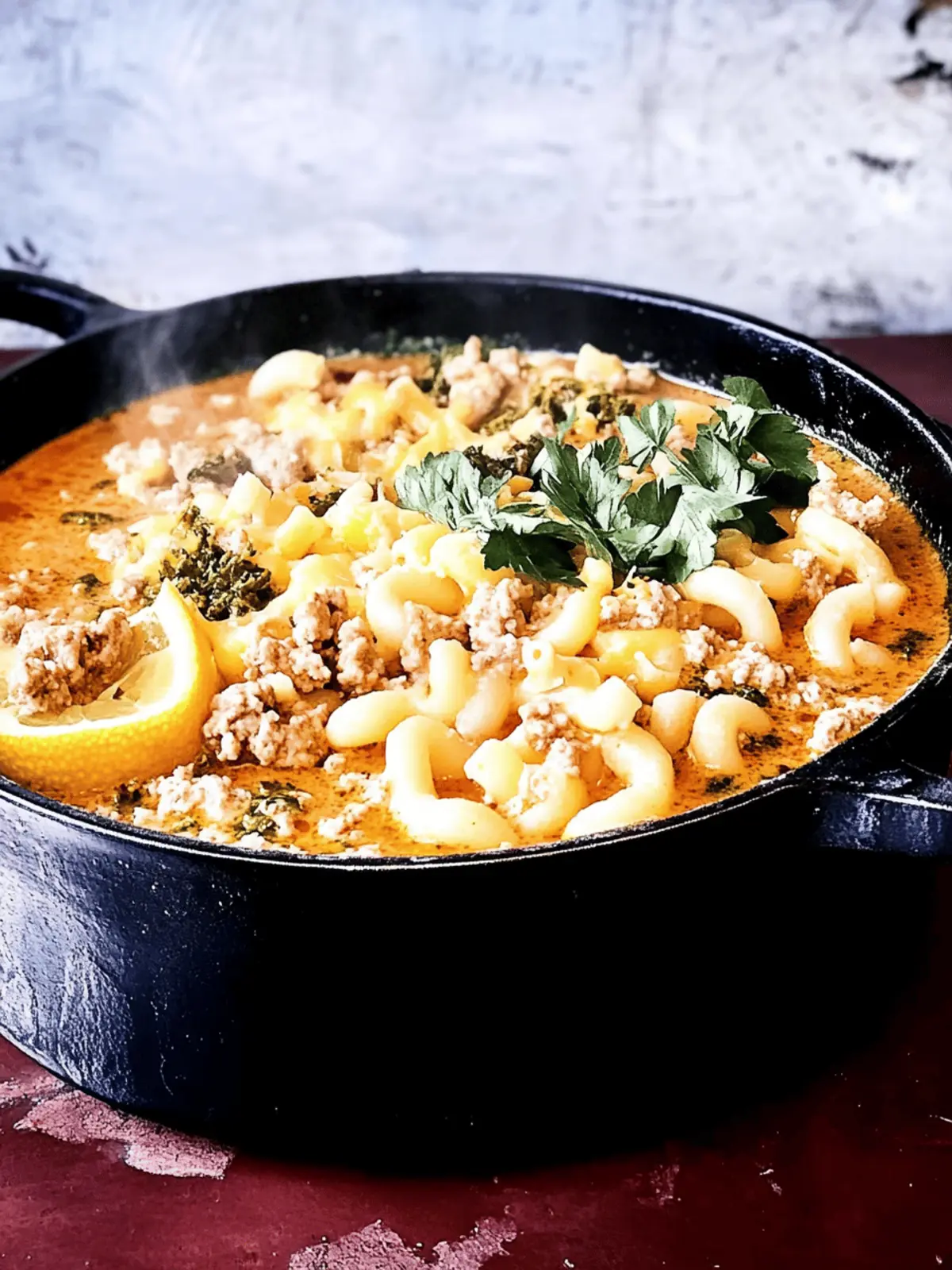 Mac-und-Käse-Suppe