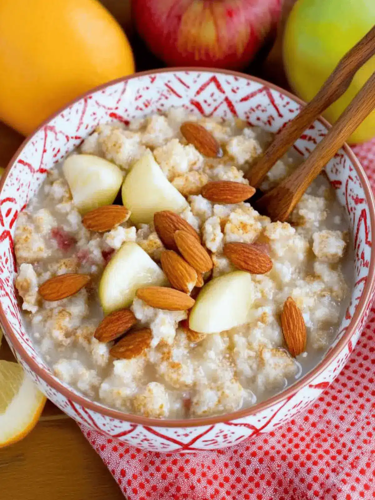 Apfel-Zimt-Porridge