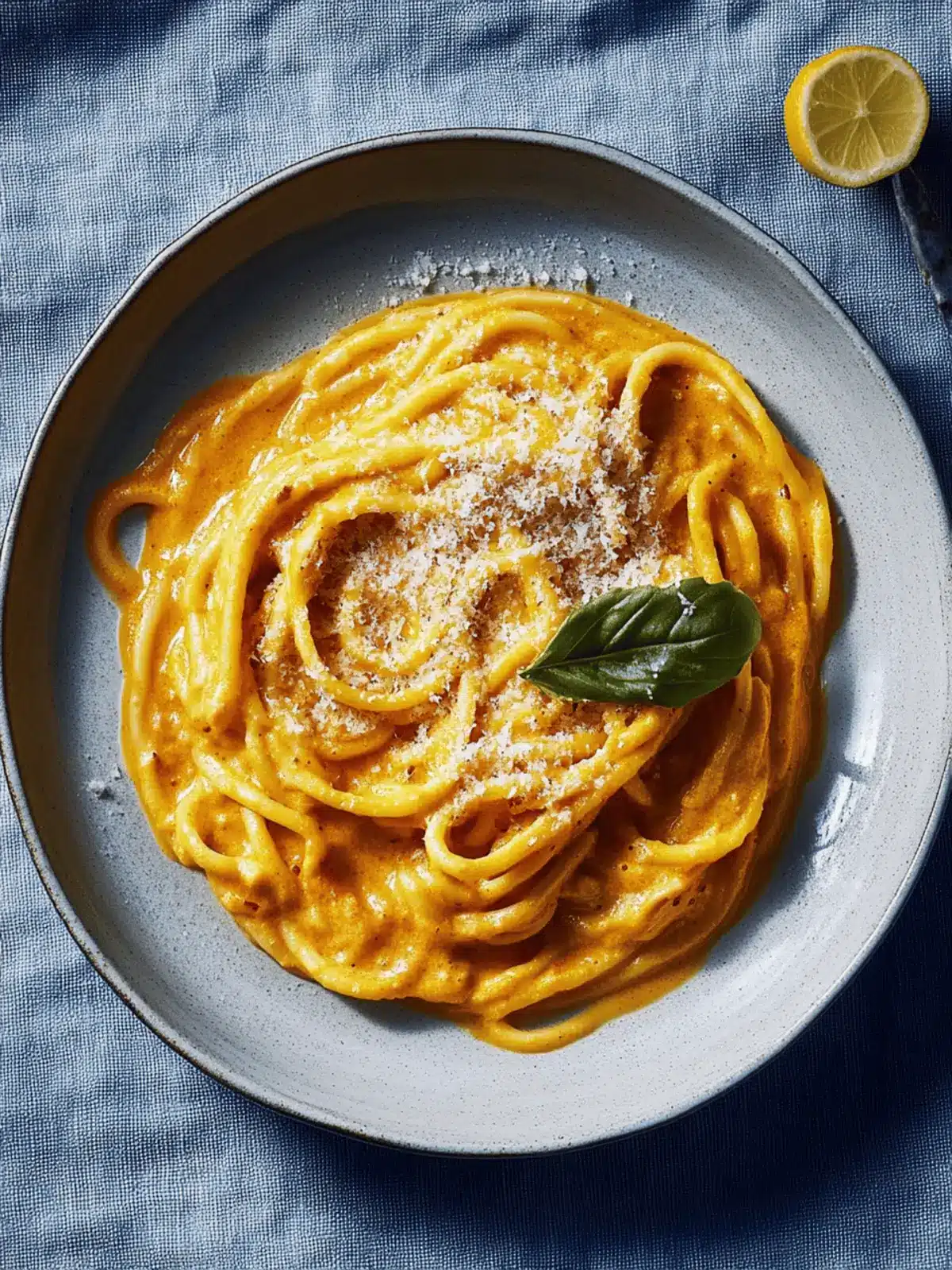 5-Zutaten Kürbis-Pasta