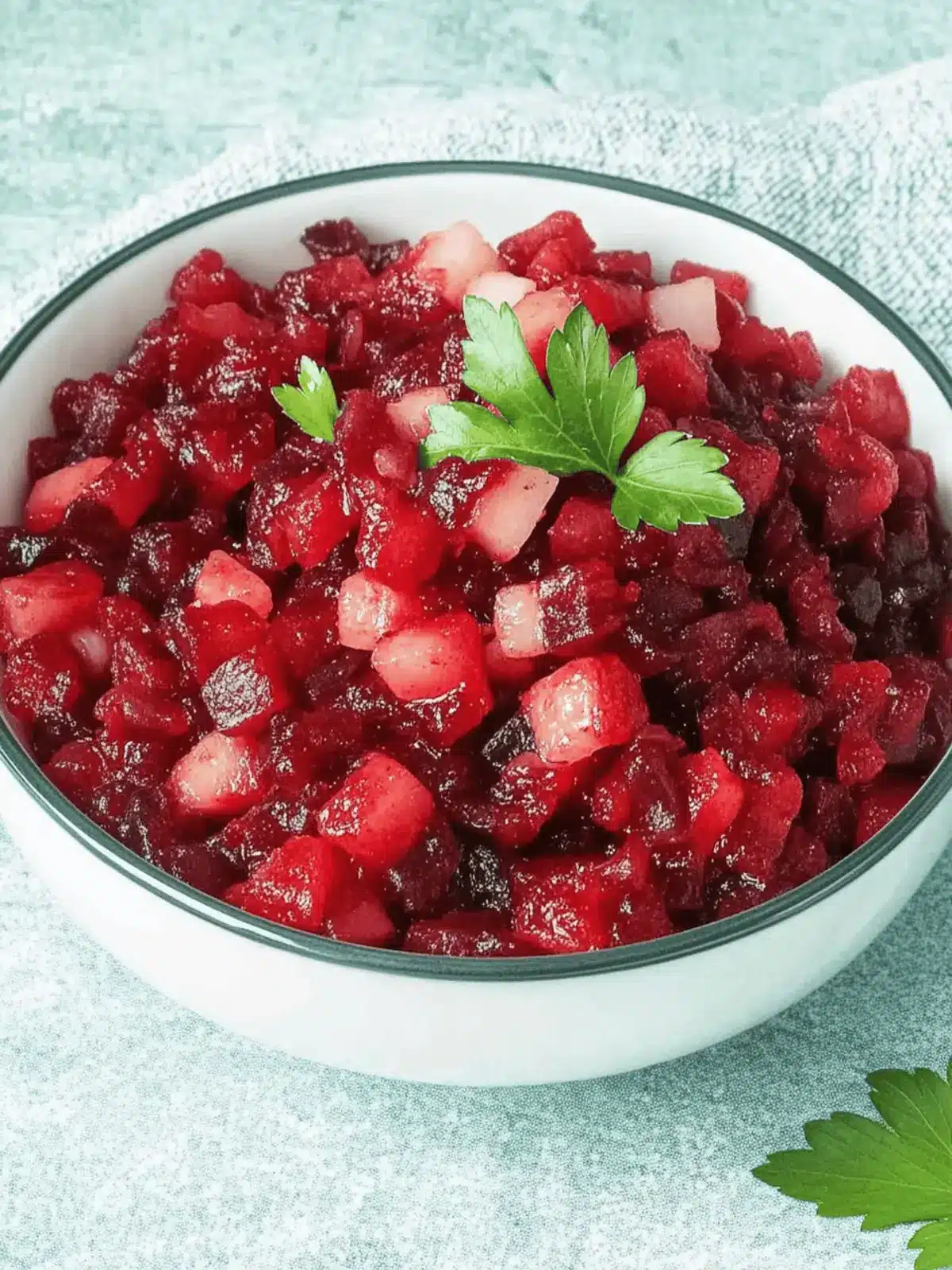 Rote Bete Salat mit Apfel