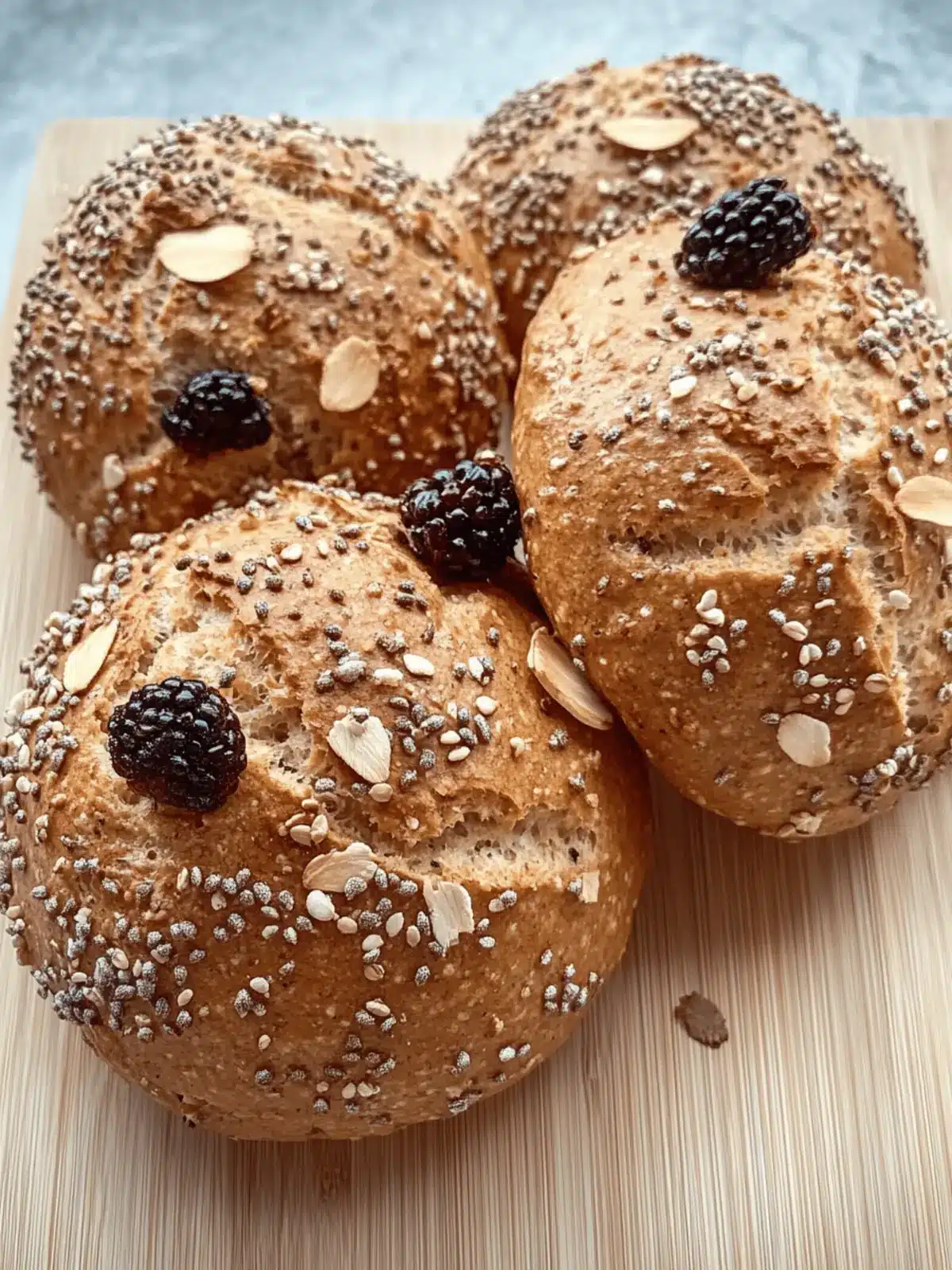 Körnerbrötchen selber machen