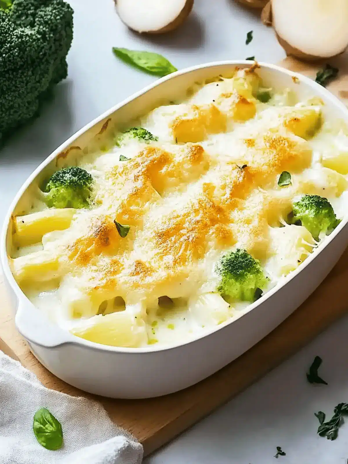 Überbackener Ofen-Kohlrabi